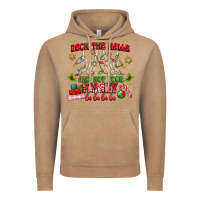 Vintage Coffee deck the halls and not your family Vintage Hoodie - MaliasSmallBusiness