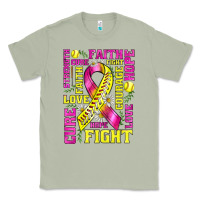 Matcha breast cancer softball ribbon love cure fight bbs Classic Tee - BundleAndBundleShop