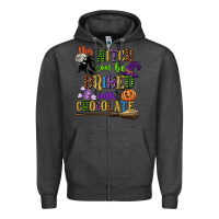 Charcoal Heather this witch can be bribed with chocolate Zipper Hoodie - CowGirlArtShop