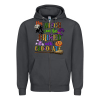 Smoke this witch can be bribed with chocolate Zipper Hoodie - CowGirlArtShop