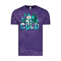 Cloud Purple im so freaking cold snowman Vintage Tee - MaliasSmallBusiness