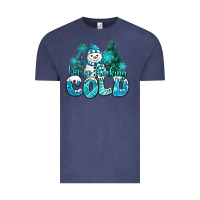 Vintage Denim im so freaking cold snowman Vintage Tee - MaliasSmallBusiness