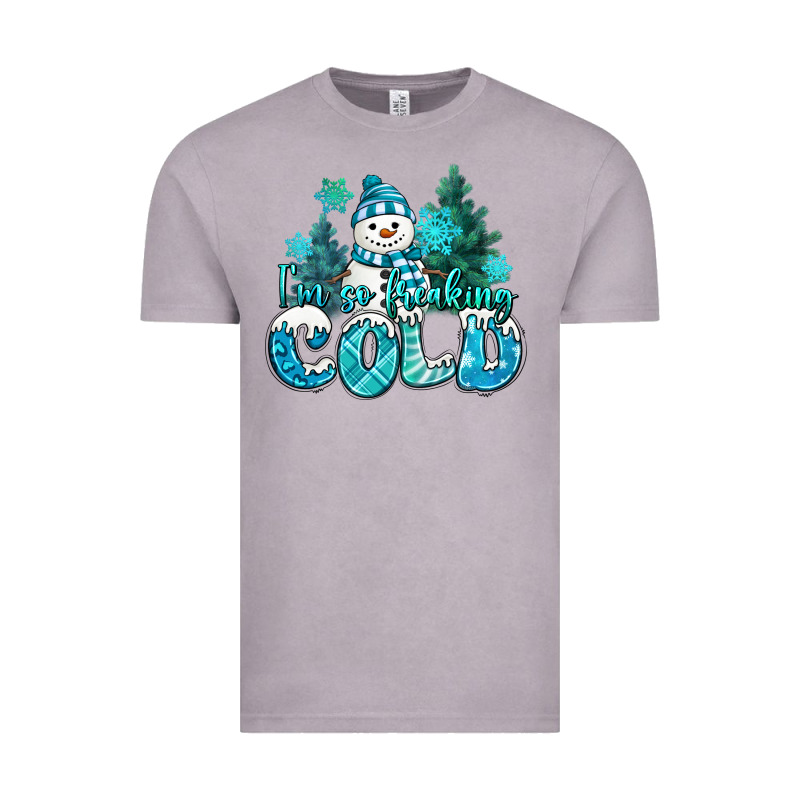 Im So Freaking Cold Snowman Vintage Tee by MaliasSmallBusiness | Teevron