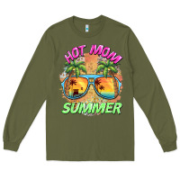 Army Green hot mom summer Long Sleeve Tee - BarkalooDesign