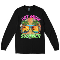 Black hot mom summer Long Sleeve Tee - BarkalooDesign
