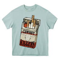 Arona cowboy killers cigarette package Heavy Core Tee - NancyCooperArtShop