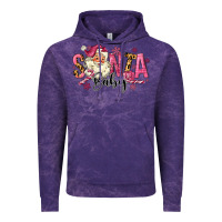 Cloud Purple Santa Baby Pink Christmas Vintage Hoodie - MaliasSmallBusiness
