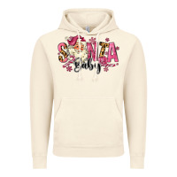 Vintage Artic Santa Baby Pink Christmas Vintage Hoodie - MaliasSmallBusiness
