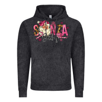 Vintage Black Santa Baby Pink Christmas Vintage Hoodie - MaliasSmallBusiness