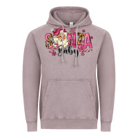Santa Baby Pink Christmas Vintage Hoodie | Teevron