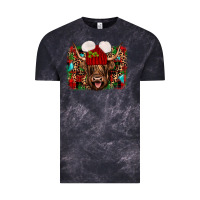 Cloud Black highland cow christmas Vintage Tee - JahusDesignShop