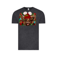 Vintage Black highland cow christmas Vintage Tee - JahusDesignShop