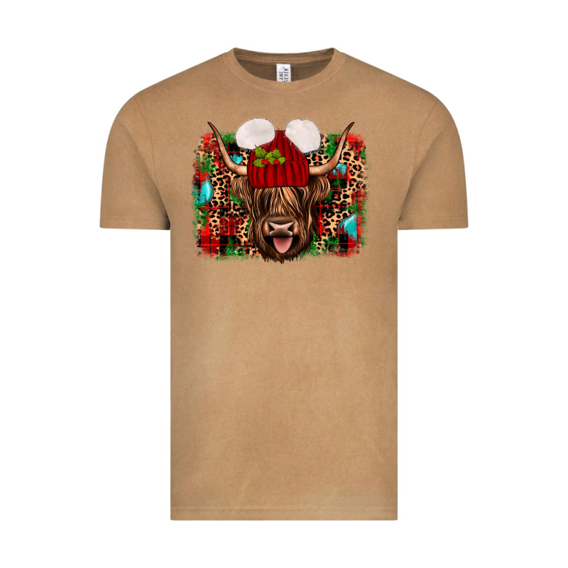 Highland Cow Christmas Vintage Tee by JahusDesignShop | Teevron