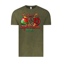 Vintage Olive i have ocd obsessive christmas disorder Vintage Tee - MaliasSmallBusiness