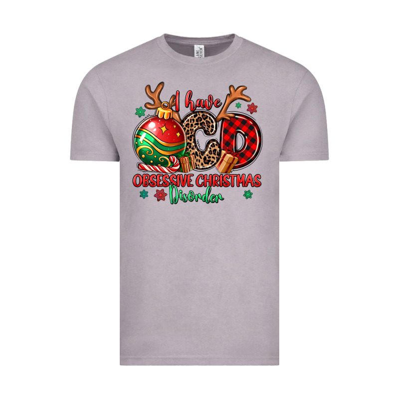 I Have Ocd Obsessive Christmas Disorder Vintage Tee by MaliasSmallBusiness | Teevron