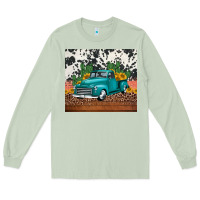 Matcha western farm truck cactus and sunflowers Long Sleeve Tee - Jasminsmagicworld