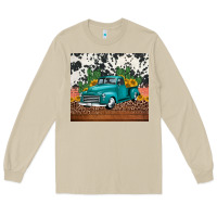 Mushroom western farm truck cactus and sunflowers Long Sleeve Tee - Jasminsmagicworld