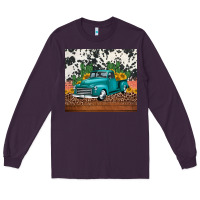 Plum western farm truck cactus and sunflowers Long Sleeve Tee - Jasminsmagicworld