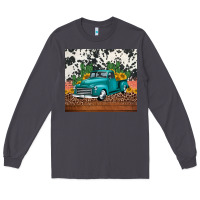 Smoke western farm truck cactus and sunflowers Long Sleeve Tee - Jasminsmagicworld