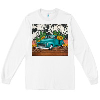 White western farm truck cactus and sunflowers Long Sleeve Tee - Jasminsmagicworld