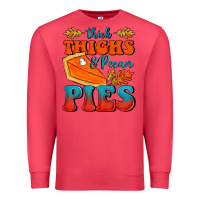 Cardinal Thick Thighs&Pecan Pies Premium Sweatshirt - FaDigitalArtStudio