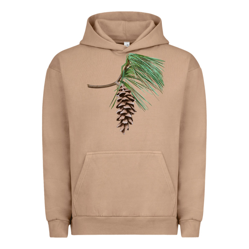 White Pine Cone Urban Hoodie by LillyAllenDesigns | Teevron