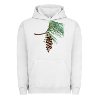 Pigment Lunar Rock white pine cone Urban Hoodie - LillyAllenDesigns