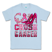 Dusty Blue crush cancer high heels bbs Classic Tee - BundleAndBundleShop