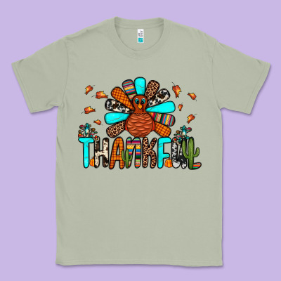 Thankful Turkey Classic Tee Designed By Jahusdesignshop