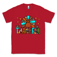 Red thankful turkey Classic Tee - JahusDesignShop