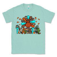 Seafoam thankful turkey Classic Tee - JahusDesignShop