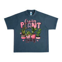 Midnight Navy crazy plant lady houseplants Urban Heavy Tee - JahusDesignShop