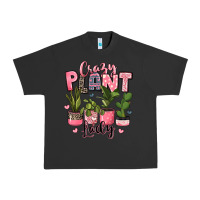 Pigment Black crazy plant lady houseplants Urban Heavy Tee - JahusDesignShop