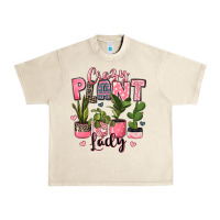 Sandshell crazy plant lady houseplants Urban Heavy Tee - JahusDesignShop