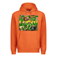 Carrot All you need is coffee and lucky St. Patrick's Premium Hoodie - HowdyJamesFarm