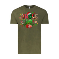 Vintage Olive jingle balls Vintage Tee - MaliasSmallBusiness