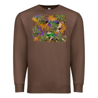 Chestnut mardi gras plaid purple glitter background Premium Sweatshirt - FaDigitalArtStudio