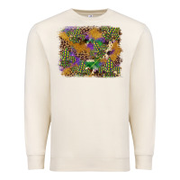 Sandshell mardi gras plaid purple glitter background Premium Sweatshirt - FaDigitalArtStudio