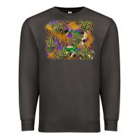 Smoke mardi gras plaid purple glitter background Premium Sweatshirt - FaDigitalArtStudio