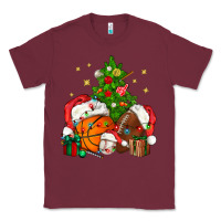 Burgundy christmas sports bbs Classic Tee - BundleAndBundleShop