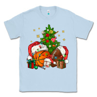 Dusty Blue christmas sports bbs Classic Tee - BundleAndBundleShop