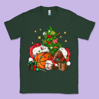 Christmas Sports Bbs Classic Tee Designed By Bundleandbundleshop