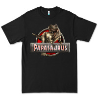 Black Papasaurus T-Rex Premium Tee - LillyAllenDesigns