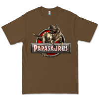 Cacao Papasaurus T-Rex Premium Tee - LillyAllenDesigns