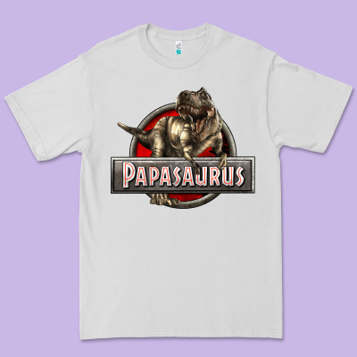 Papasaurus T-rex Premium Tee Designed By Lillyallendesigns
