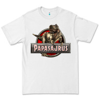 White Papasaurus T-Rex Premium Tee - LillyAllenDesigns