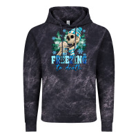 Cloud Black Freezing To Death Vintage Hoodie - MaliasSmallBusiness