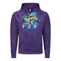 Cloud Purple Freezing To Death Vintage Hoodie - MaliasSmallBusiness