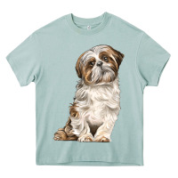 Arona Shih Tzu Dog Heavy Core Tee - LillyAllenDesigns
