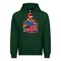 Forest Green America Urban Hoodie - CowhideDigitalArt